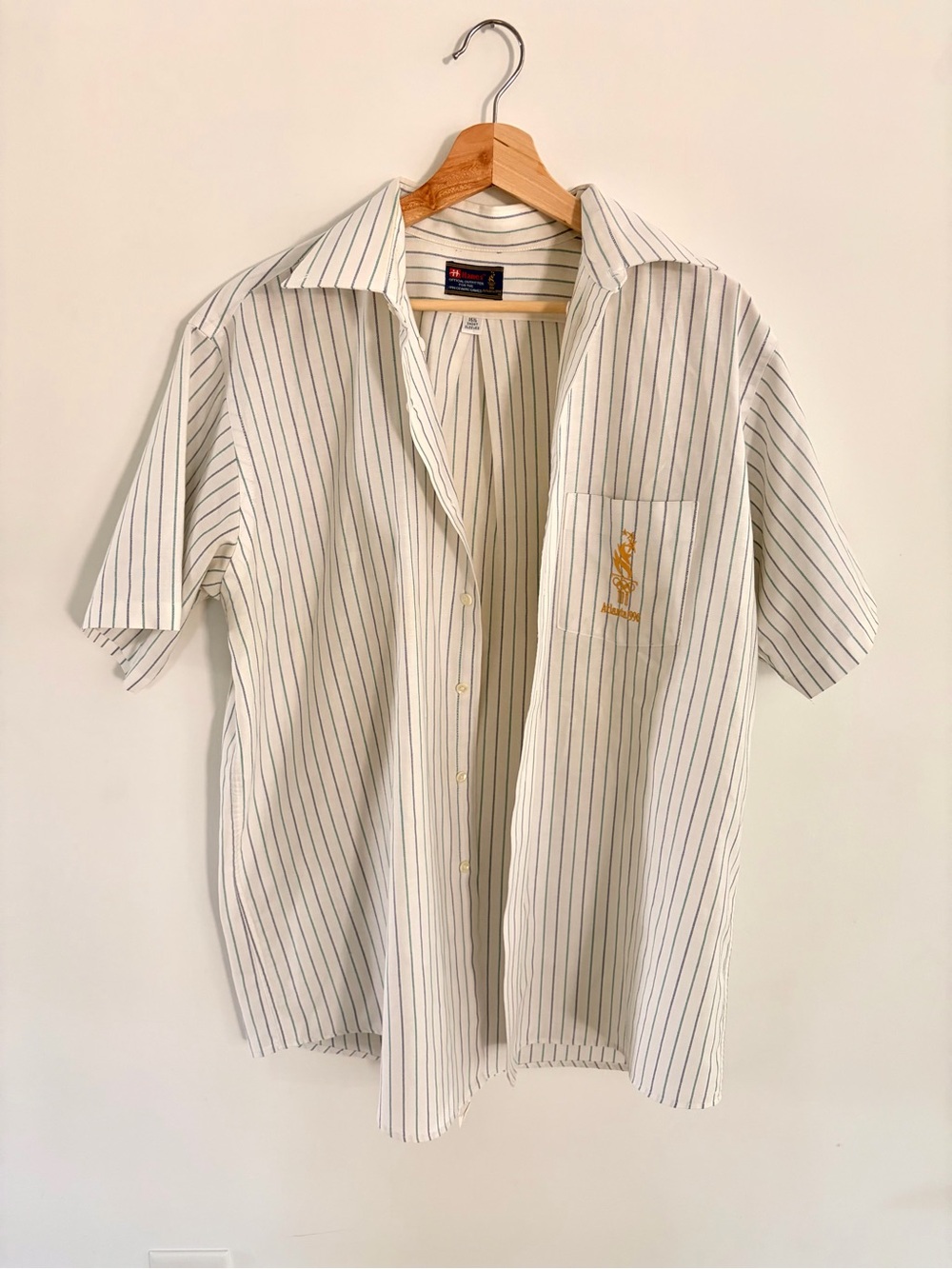 Vintage 1996 Atlanta Olympics Hanes Employee Uniform Shirt, Men’s Large